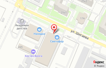 Фитнес-клуб Цехъ на улице Шигаева на карте