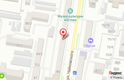 Дальневосточная буровая компания на улице Чайковского на карте