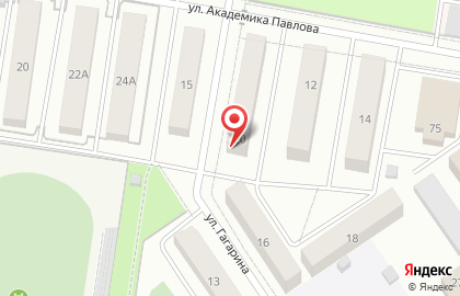 Продовольственный магазин Светлана на улице Гагарина на карте