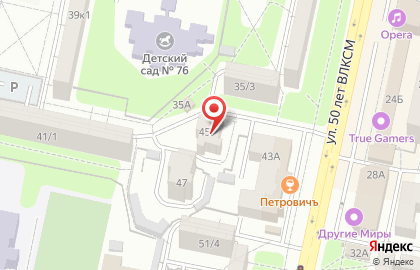 Территория ногтей на карте