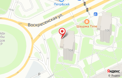 Банкомат ЮниКредит Банк на Воскресенской улице на карте