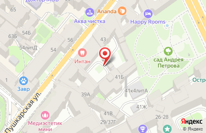 БОРС охранное предприятие Санкт-Петербург на карте