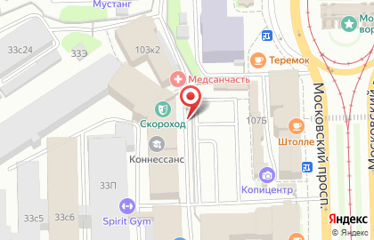 ДЭФО на Московском проспекте на карте