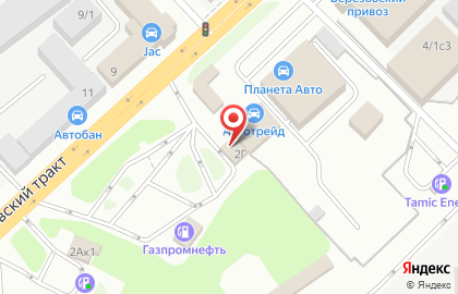 Станция технического обслуживания G-Energy Service в Берёзовском на карте