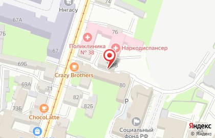 Палисандр в Нижегородском районе на карте