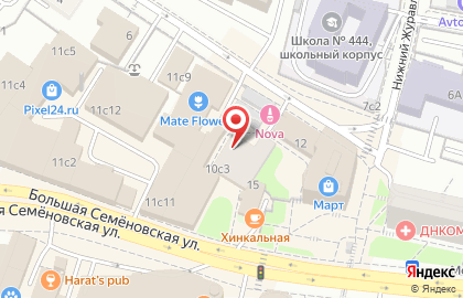 ФитЛайн на площади Журавлёва на карте