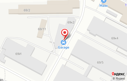 СТО Garage в Советском районе на карте