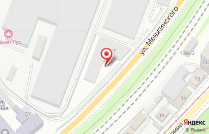 Компания МетТрансТерминал на улице Менжинского на карте