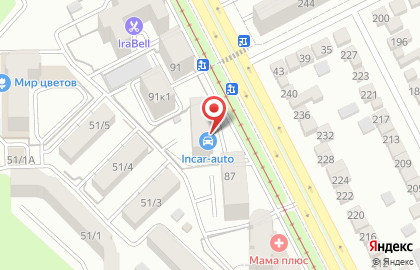 Магазин автозапчастей Incar-Auto на карте