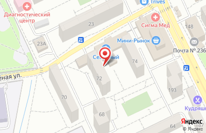 Магазин оптики, ИП Москалёва В.А. на карте