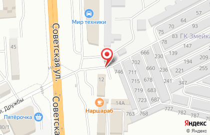 Гаражный кооператив Змейка-1 на карте