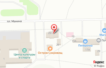 Продуктовый магазин в Санкт-Петербурге на карте