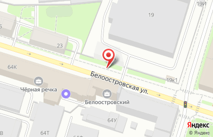 Инекс на Белоостровской улице на карте