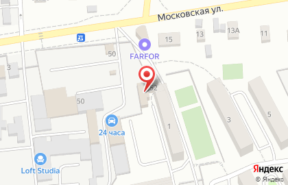 Служба доставки еды Farfor на улице Тихонравова, 52 на карте