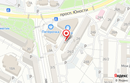 Продуктовый магазин в Ставрополе на карте