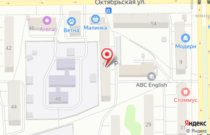 Одежда для беременных и кормящих мам на Октябрьской улице на карте