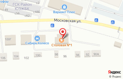 Аккумуляторный центр Автомотив на Московской улице на карте