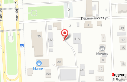 Киоск по продаже овощей и фруктов на Первомайской улице на карте