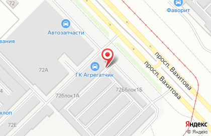 Потребительский гаражно-строительный кооператив Альтаир на карте