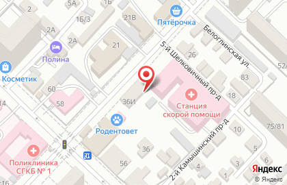 Скорая медицинская помощь в Фрунзенском районе на карте