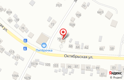 Управа Советского района на Октябрьской улице на карте