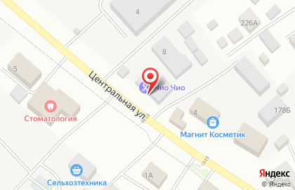 Магазин дверей Высокорские двери на Центральной улице на карте