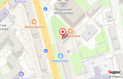 Мастерская по ремонту обуви и изготовлению ключей в Рязани на карте
