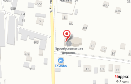 Храм Преображения Господня в Перми на карте