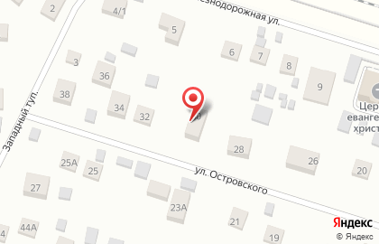 Московская областная общественная организация Мир для всех на улице Островского на карте