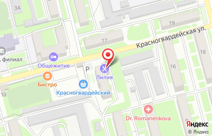 Салон красоты Лилия на Красногвардейской улице на карте