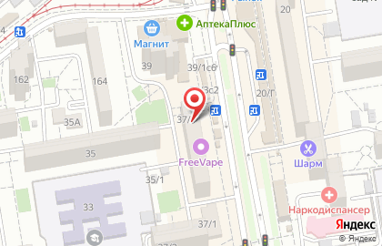 Продовольственный магазин Агрокомплекс на улице Тюляева на карте