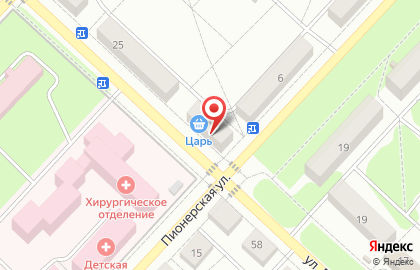 Медицинская компания Инвитро на Пионерской улице на карте