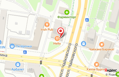 #voblake на проспекте Чайковского на карте