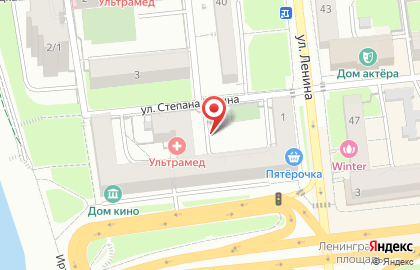 На седьмом небе в Центральном округе на карте