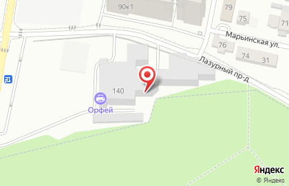 Орфей на улице Доваторцев на карте