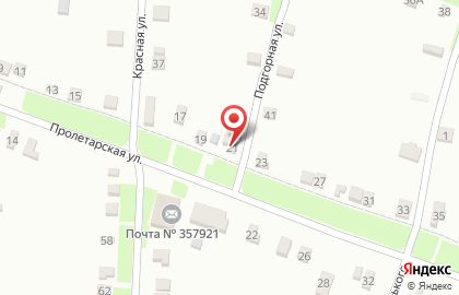 Почта России, АО на Пролетарской улице на карте