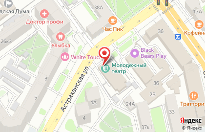 Тамбовский молодежный театр на карте