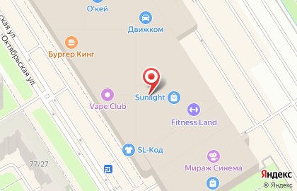 Семейный развлекательный центр FunCity на Октябрьской улице на карте