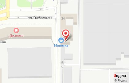 Магазин Монетка в Екатеринбурге на карте