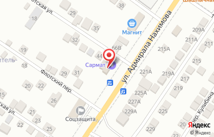 Магазин газтехники Сармат в Астрахани на карте