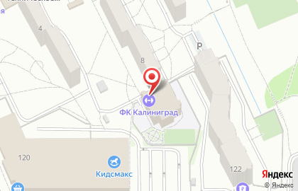 Муниципальное автономное учреждение дополнительного образования города Калининграда на карте