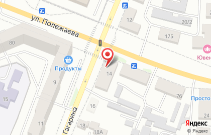 Салон-магазин цветов на улице Гагарина на карте