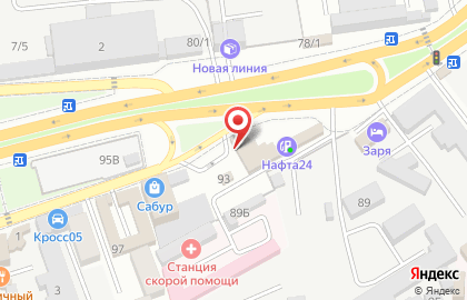 Киоск по продаже фастфудной продукции в Ленинском районе на карте