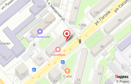 Салон цветов Анжелика на улице Гоголя на карте