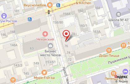 Балтийский Банк на проспекте Чехова на карте