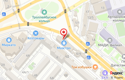 Магазин канцелярских товаров на проспекте Имама Шамиля на карте