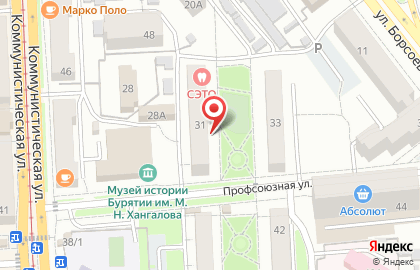 Дельфин на Профсоюзной улице на карте