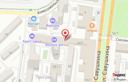 Студия красоты OOPS на карте