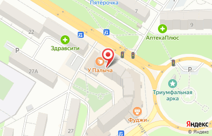 Галерея Тканей на улице Дзержинского на карте