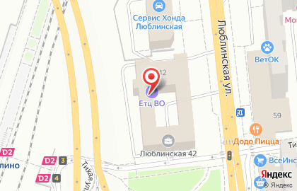 Компания по установке и замене замков Замок-Сервис на Люблинской улице на карте